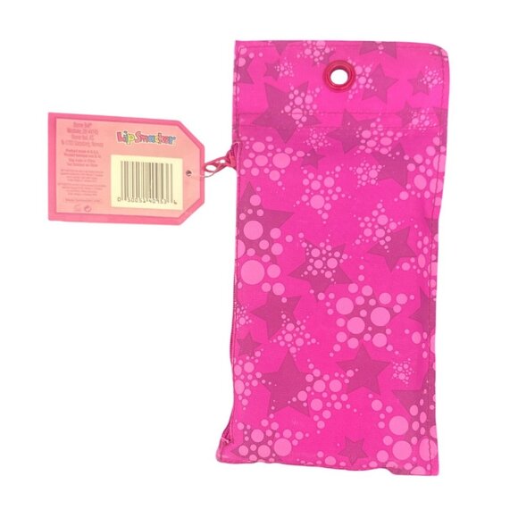 Vintage Bonne Bell Lip Smacker Skittles BUBBLE FONT Lip Balm Set 6pc w/Zip Pouch - Picture 3 of 8